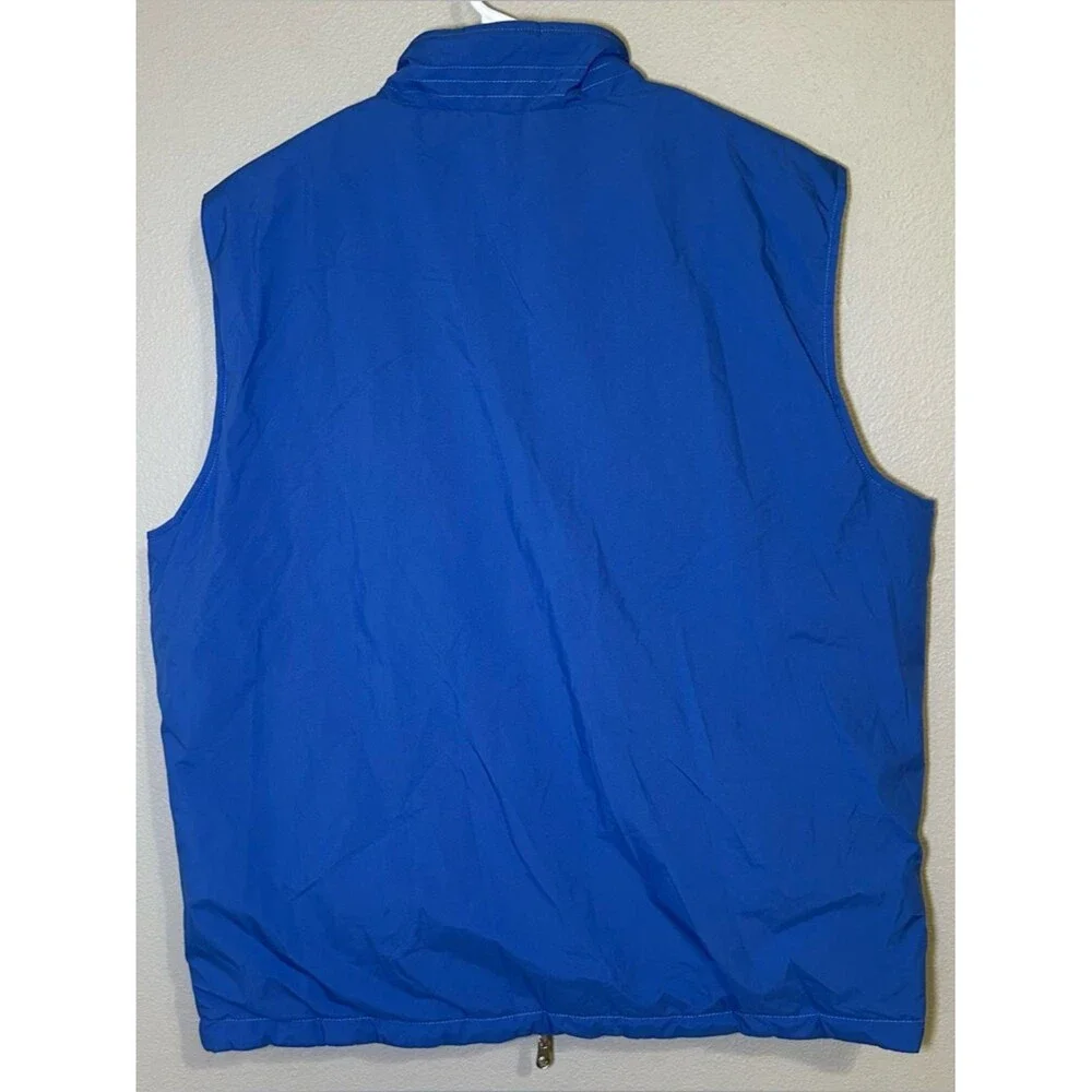 NEW Peter Millar Crown Blue Gray Reversible Full Zip Golf Vest Men’s Size XL
